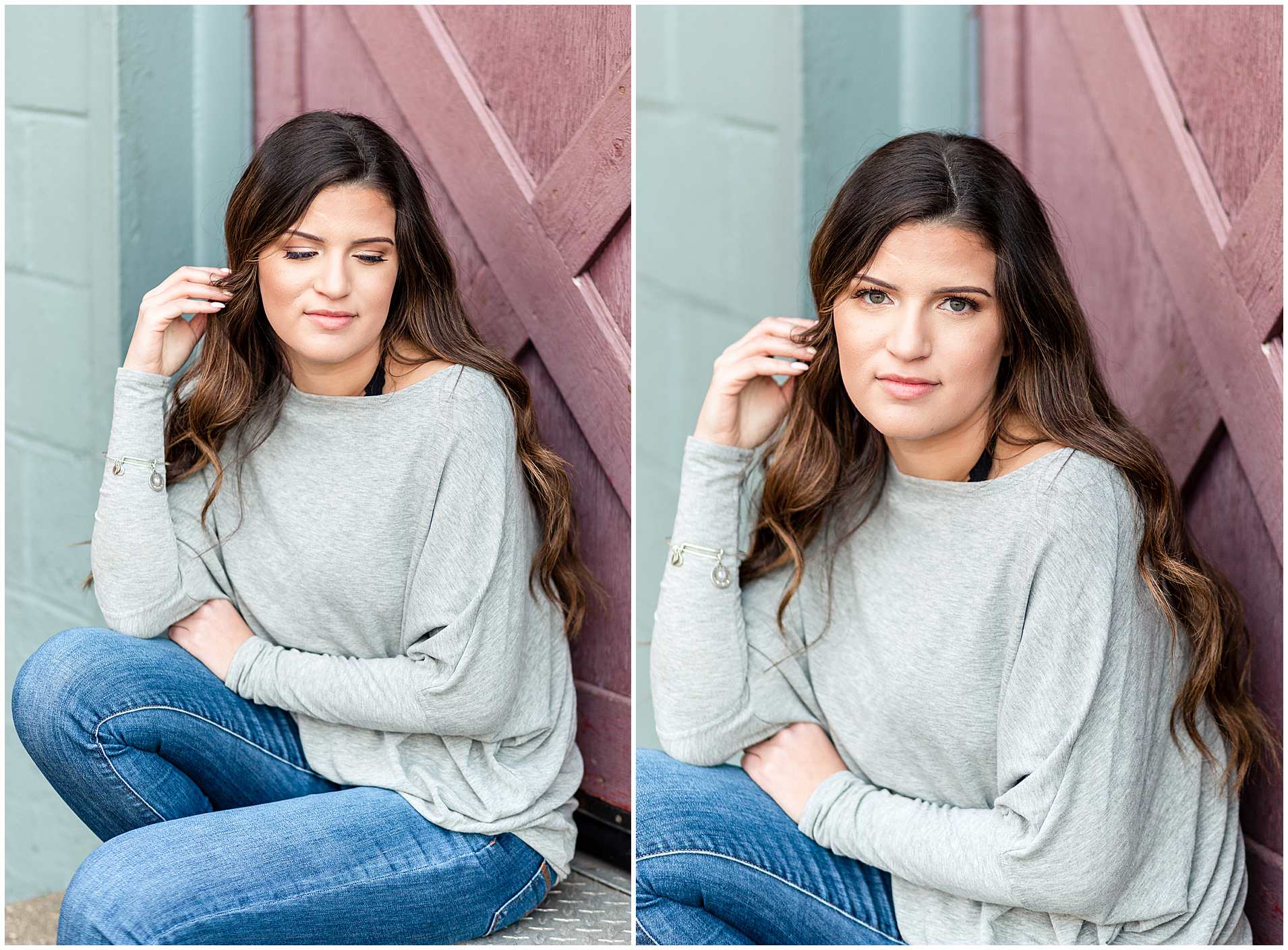 Bourbonnais-IL-Manteno Senior-Photographer-colorful-wall-What-to-wear-for-senior-photos