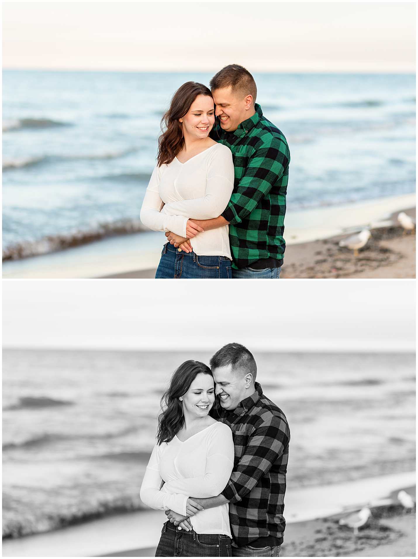 Windy-Spring-Gillson-Beach-Engagement-Photos