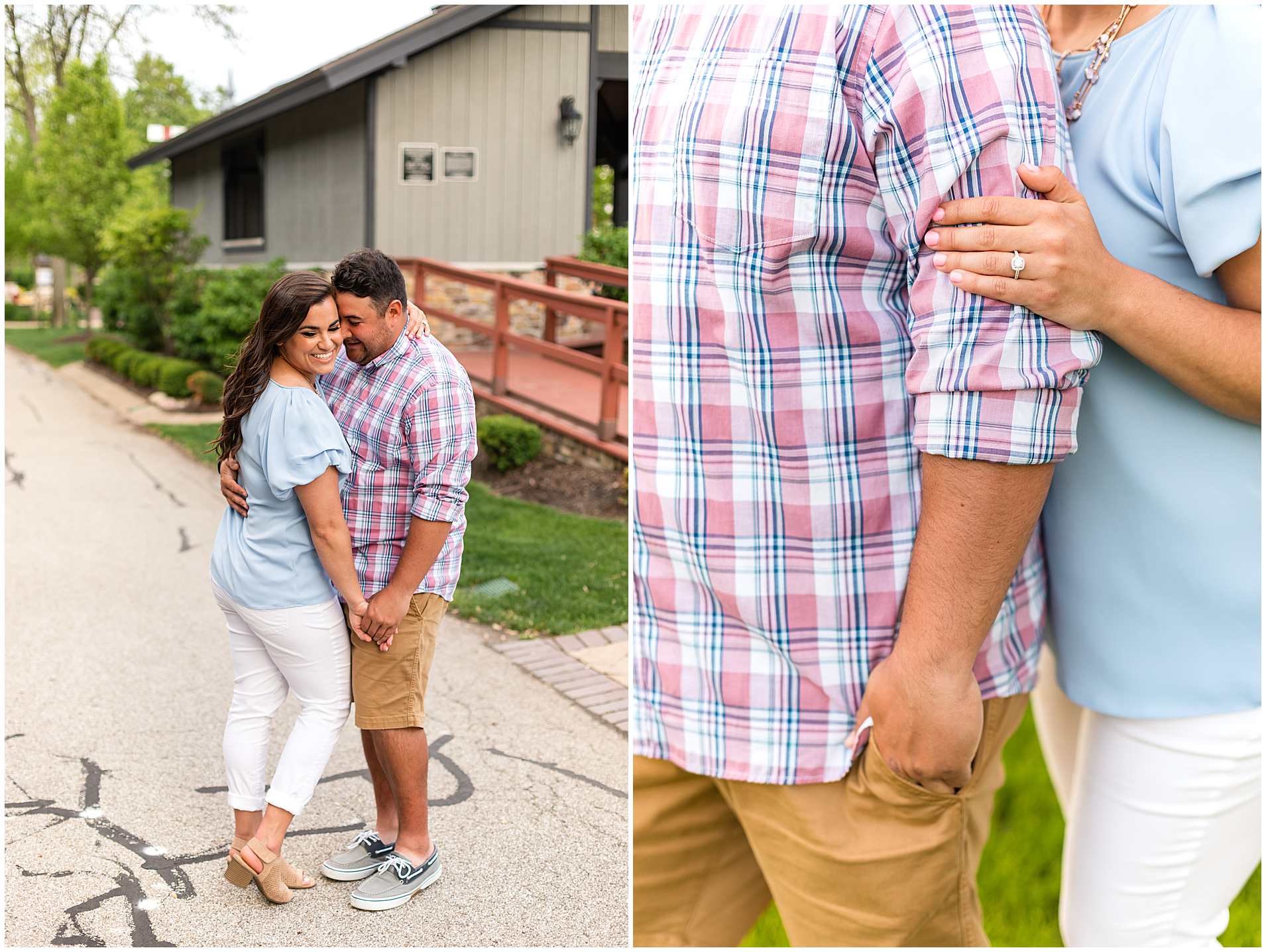 Spring Engagement Photos in Historic Downtown Frankfort