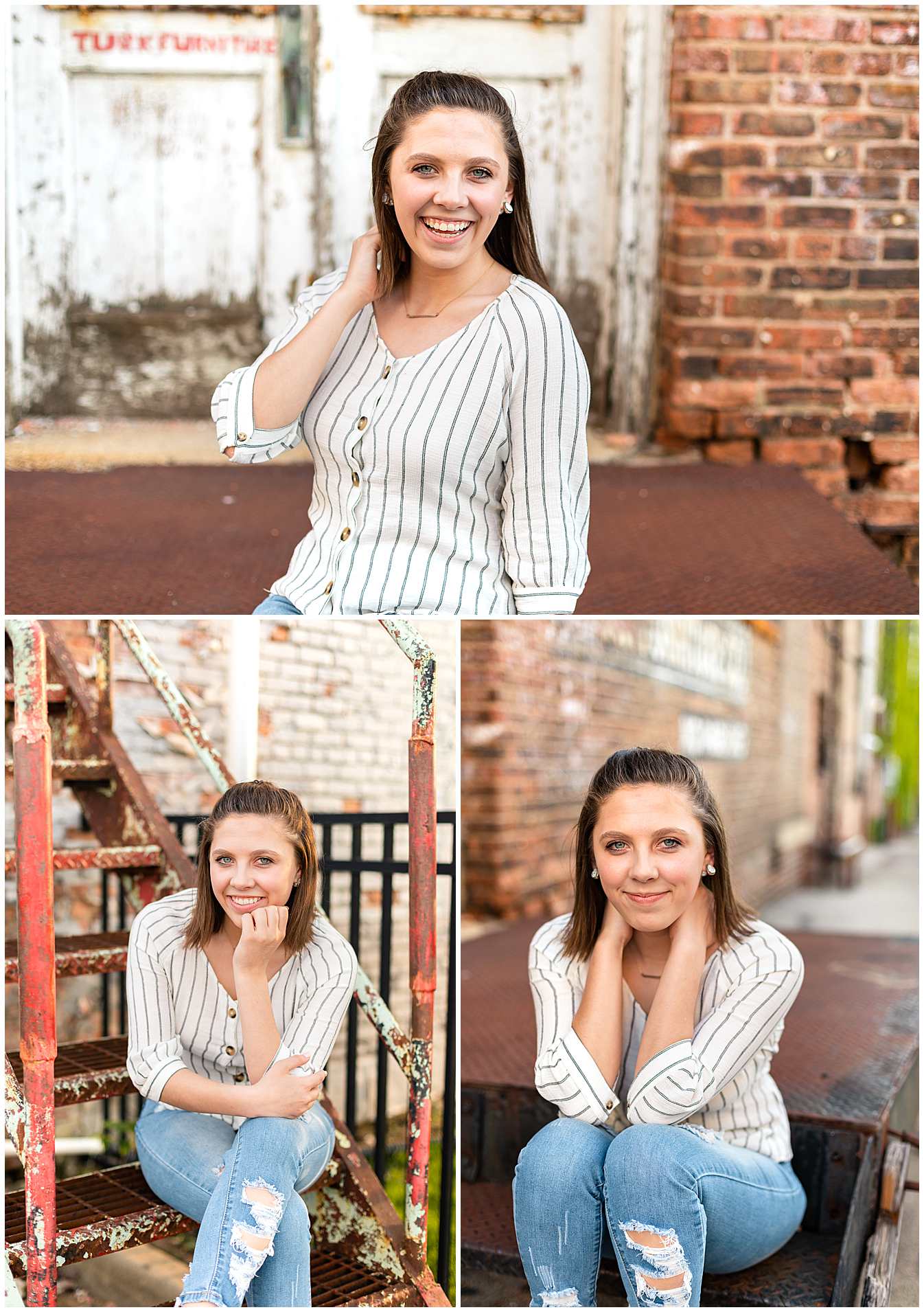 Summer Senior Photos in Kankakee IL, Pink Wall senior photos