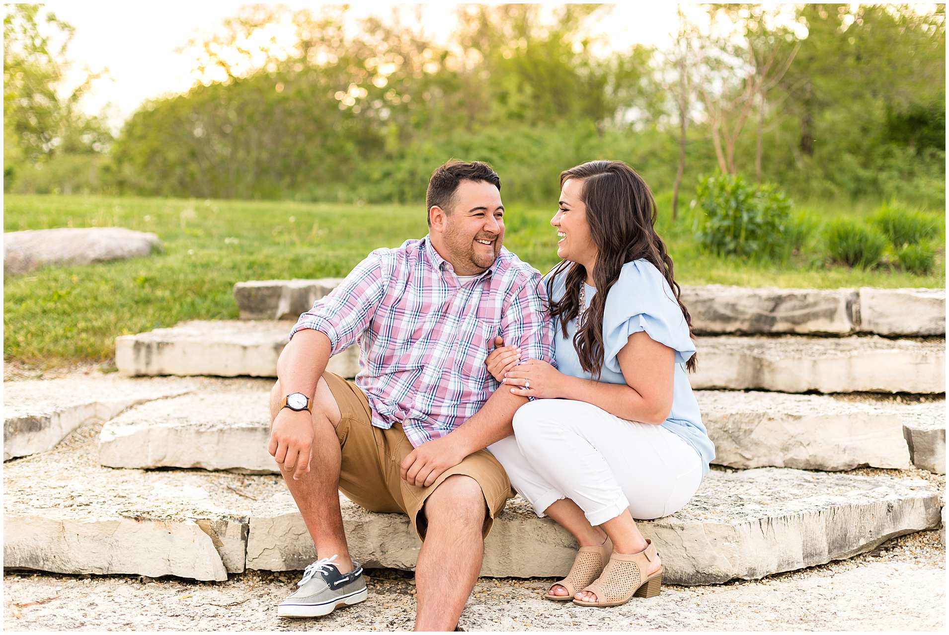 Frankfort IL Summer Engagement Photos