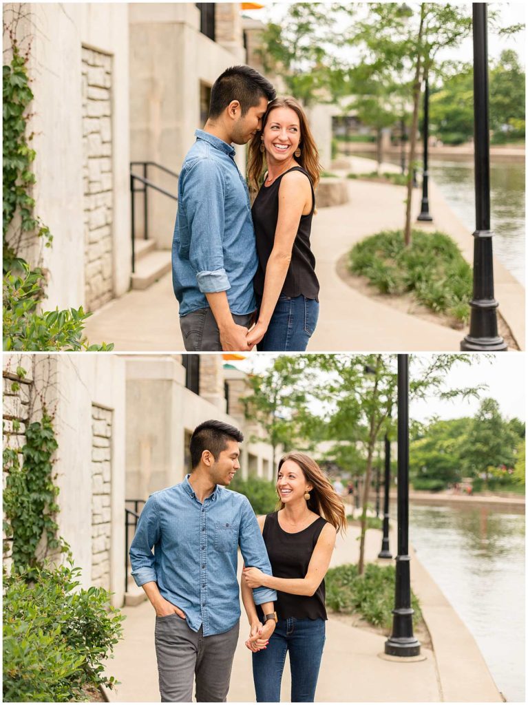 Wheaton IL Engagement Photos at Cantigny Park in Dupage County