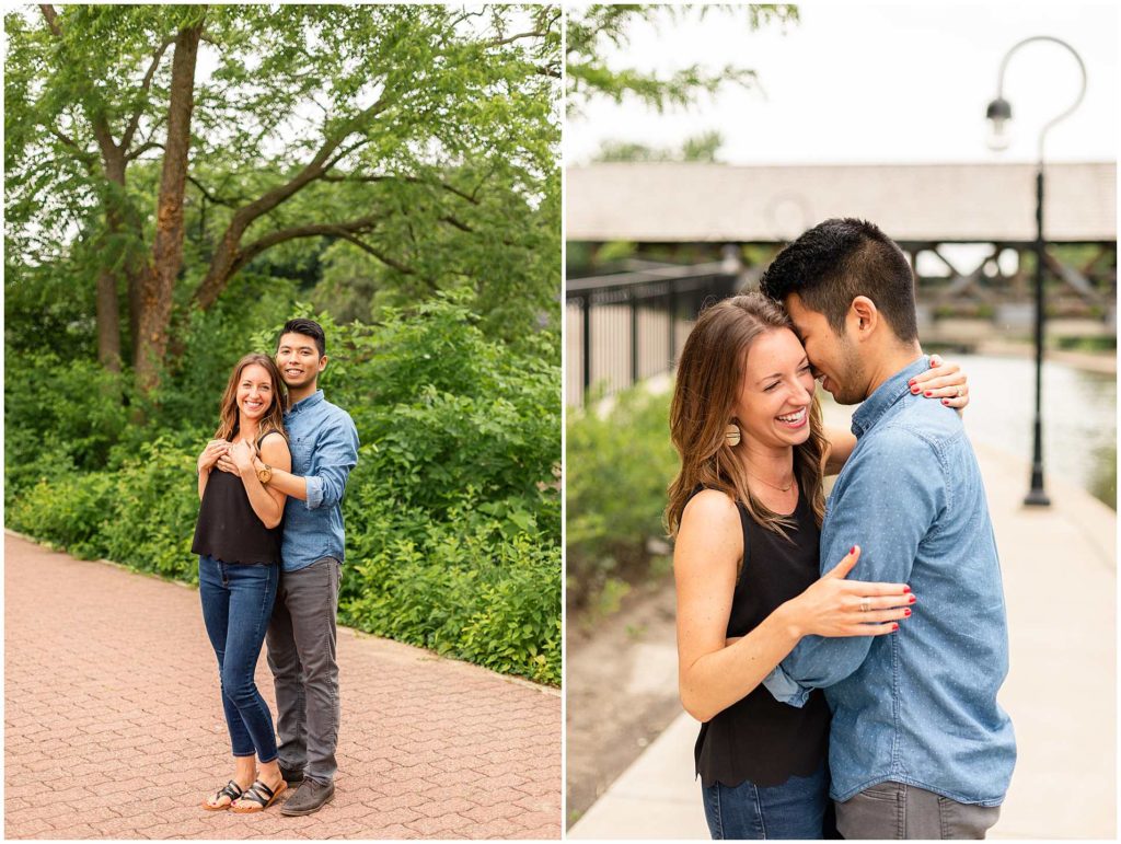 Wheaton IL Engagement Photos at Cantigny Park in Dupage County