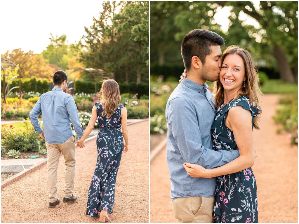 Wheaton IL Engagement Photos at Cantigny Park in Dupage County