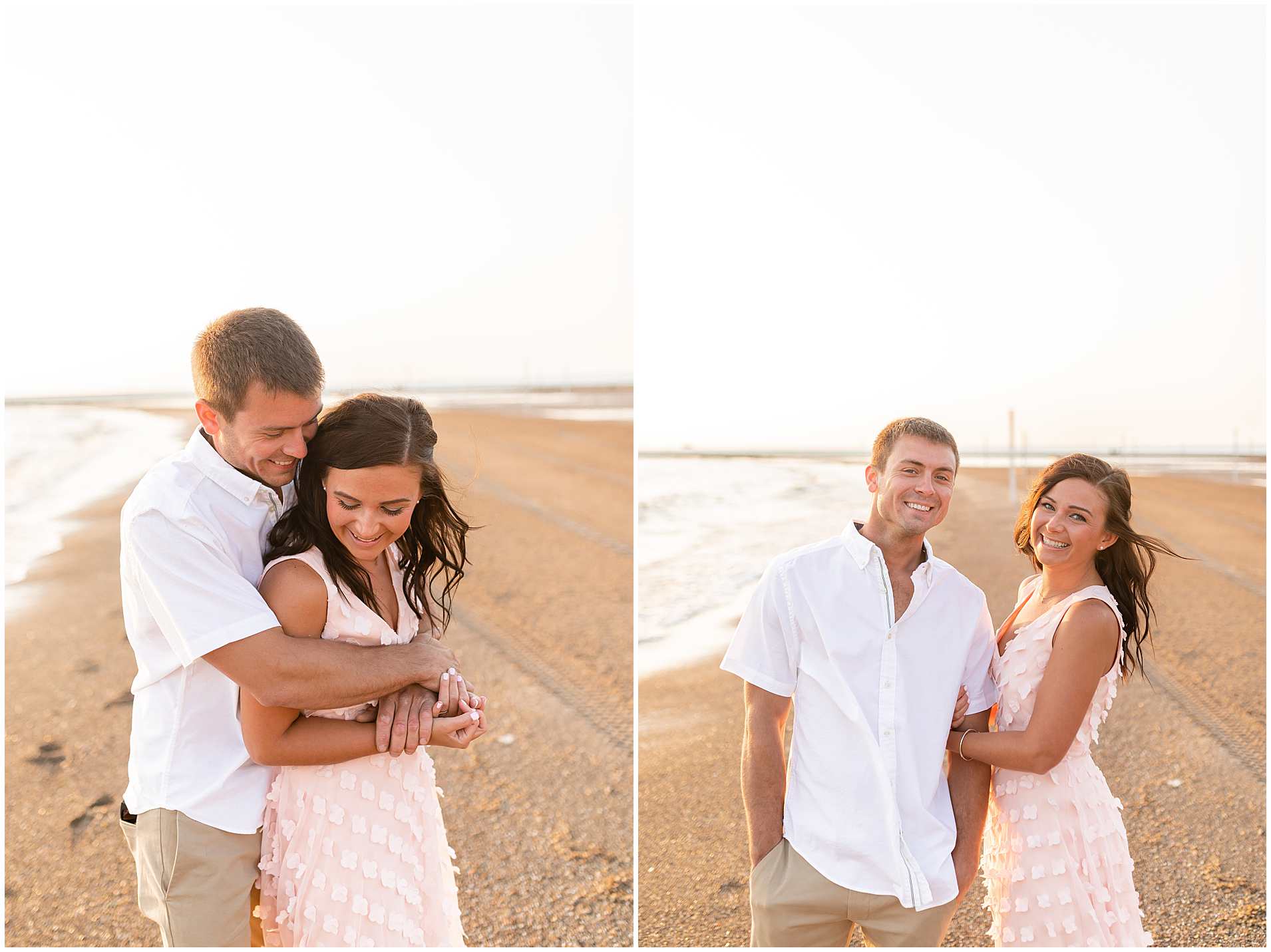 Sunrise Engagement Photos at North Avenue Beach in Summer-Elle Taylor Photography