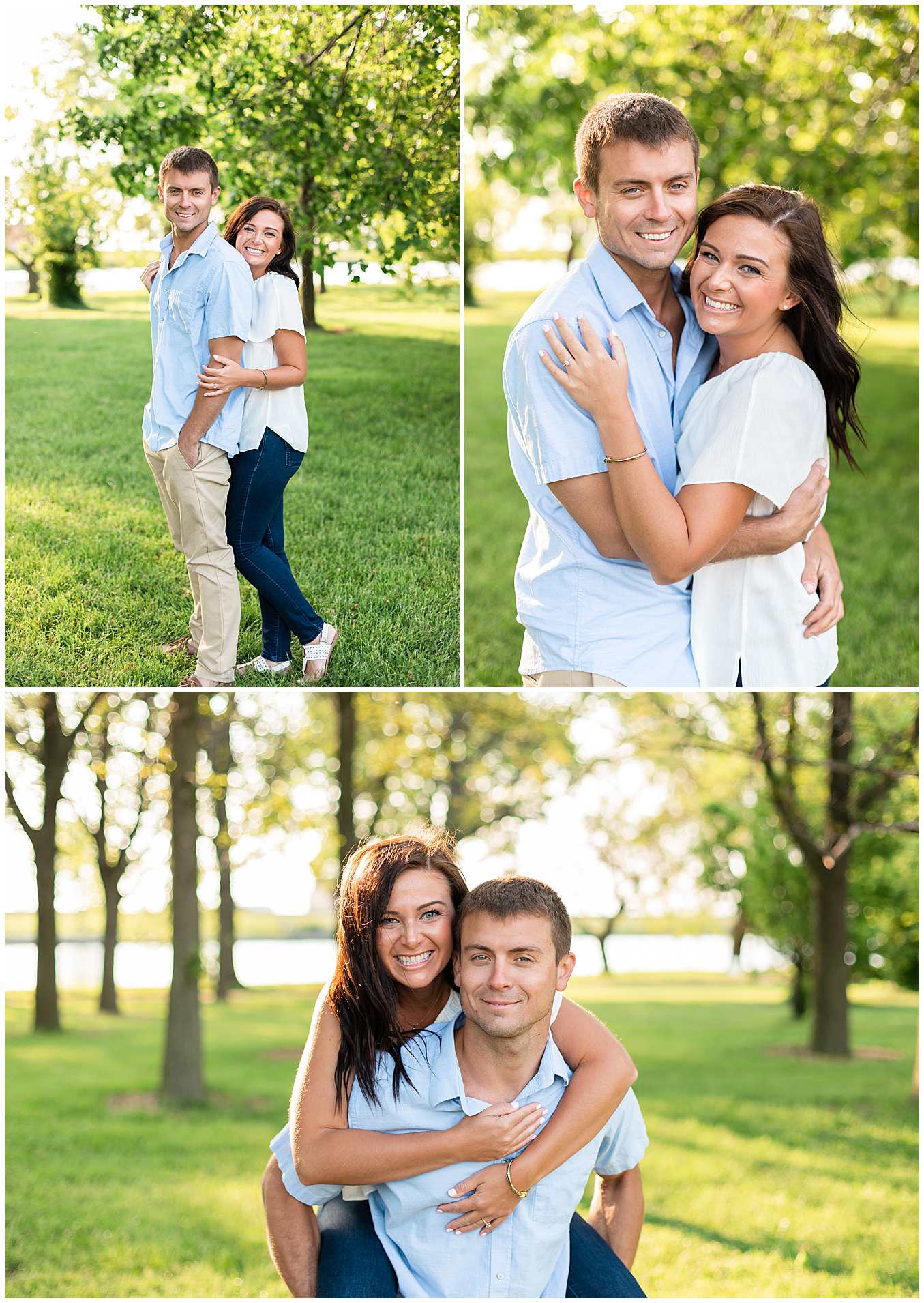 Sunrise Engagement Photos at North Avenue Beach in Summer-Elle Taylor Photography