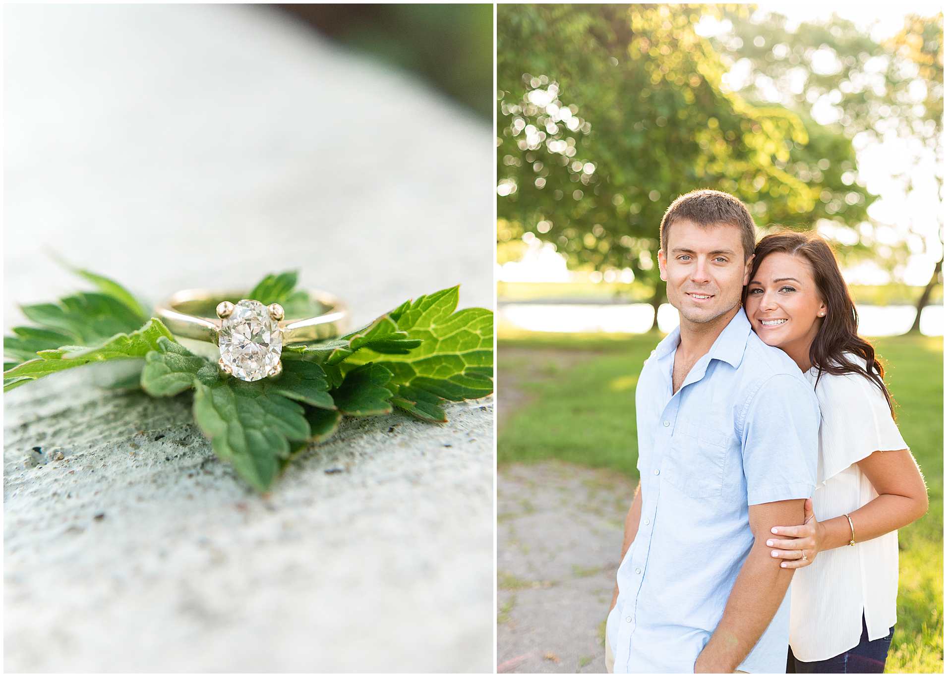 Sunrise Engagement Photos at North Avenue Beach in Summer-Elle Taylor Photography