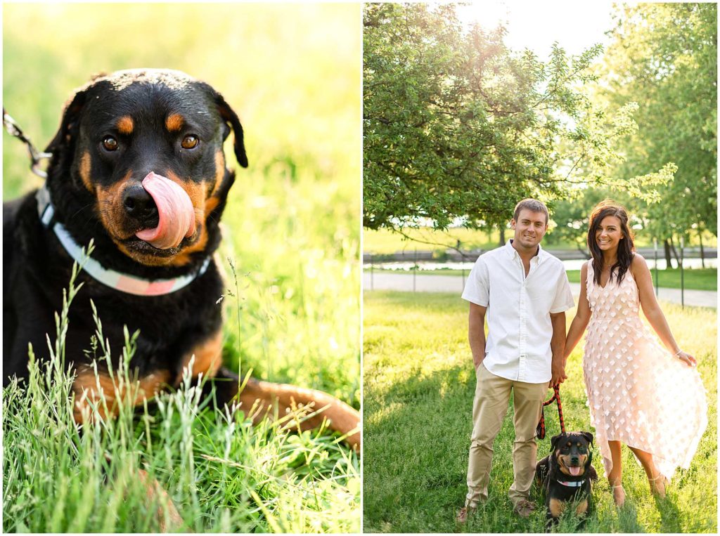 Sunrise Engagement Photos at North Avenue Beach in Summer-Elle Taylor Photography