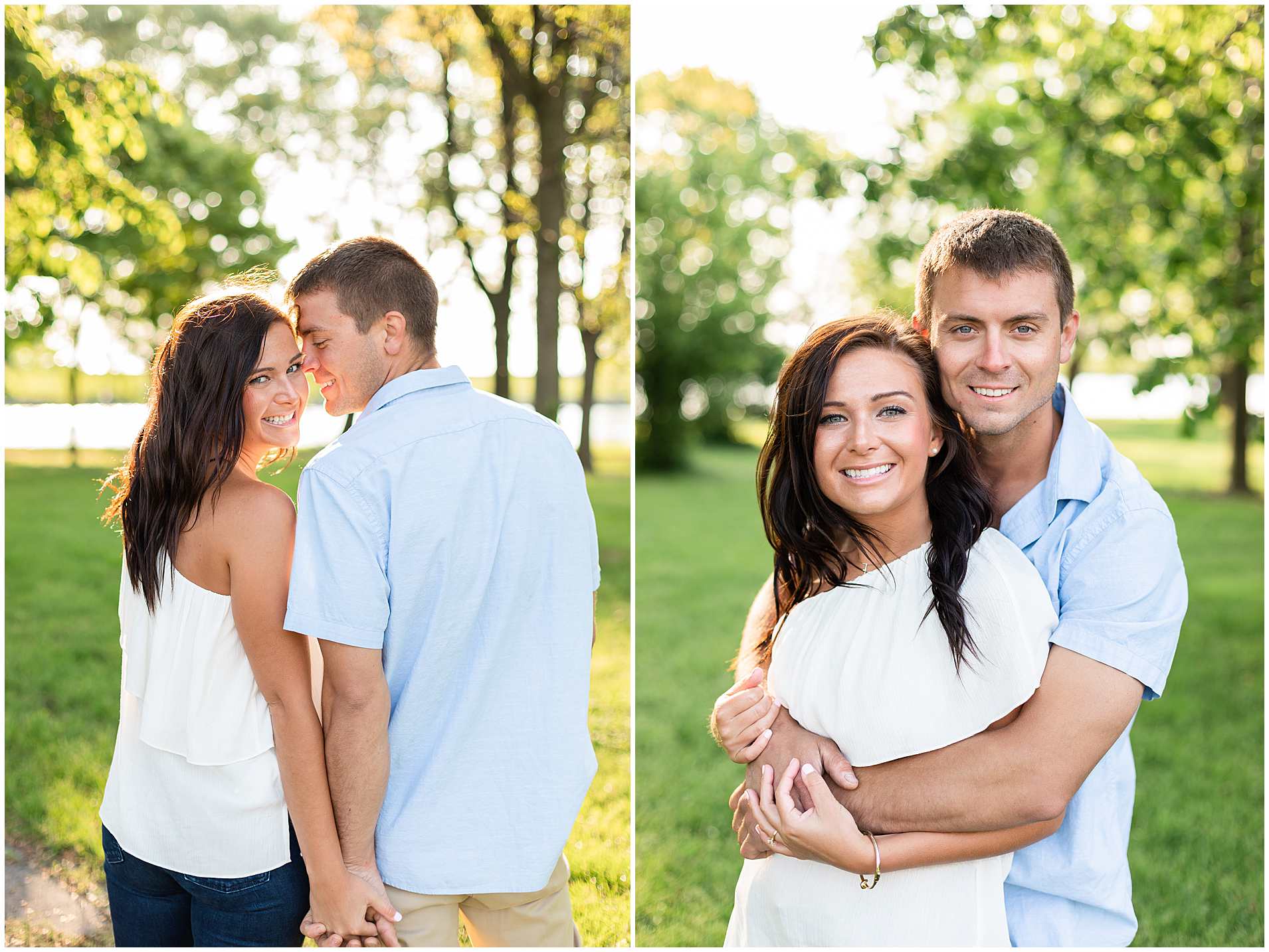 Sunrise Engagement Photos at North Avenue Beach in Summer-Elle Taylor Photography