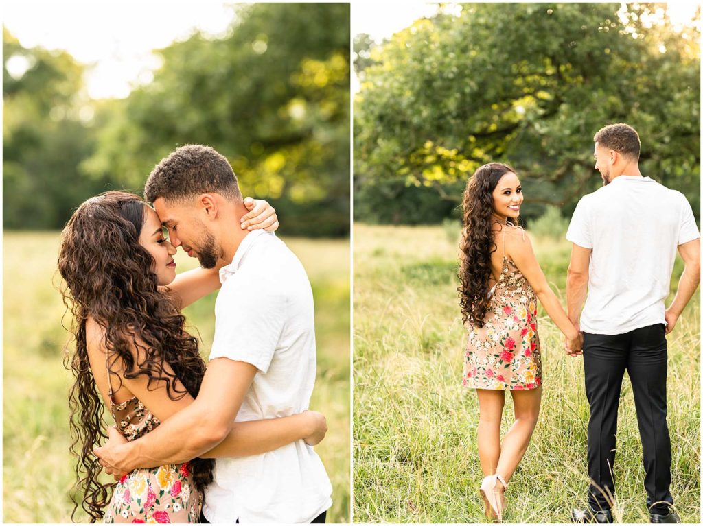 Couples photos on Kankakee County Farm