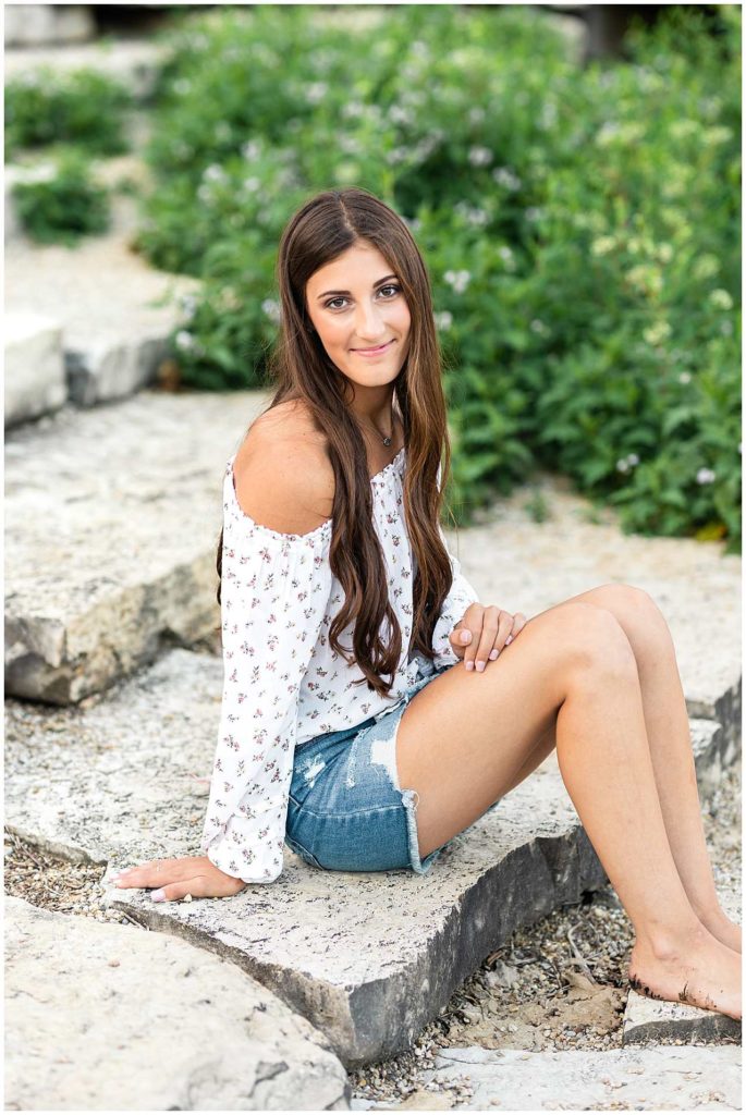 Nature Senior Photos in Frankfort IL