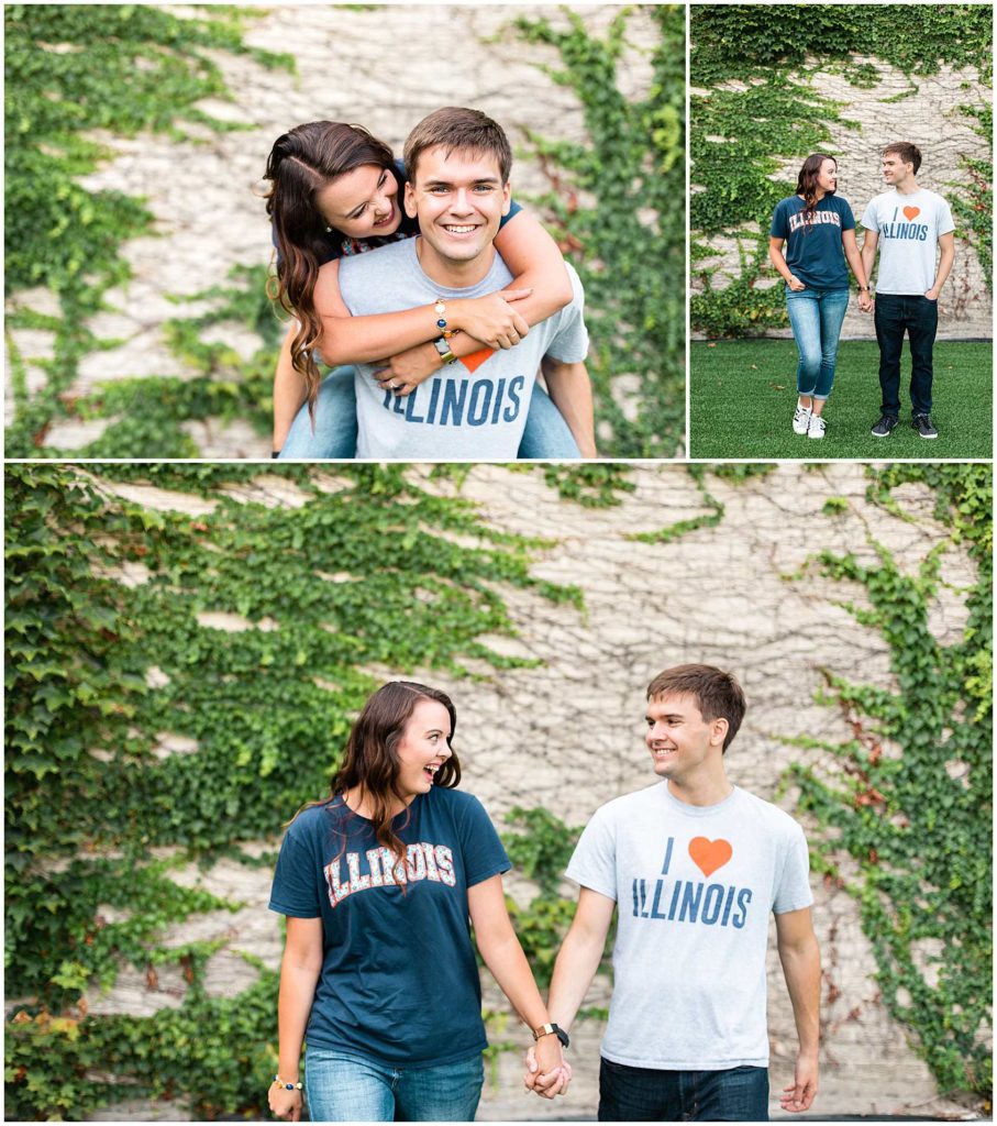 Summer Engagement Photos in Wheaton, Illinois-Wheaton Engagement Photographer