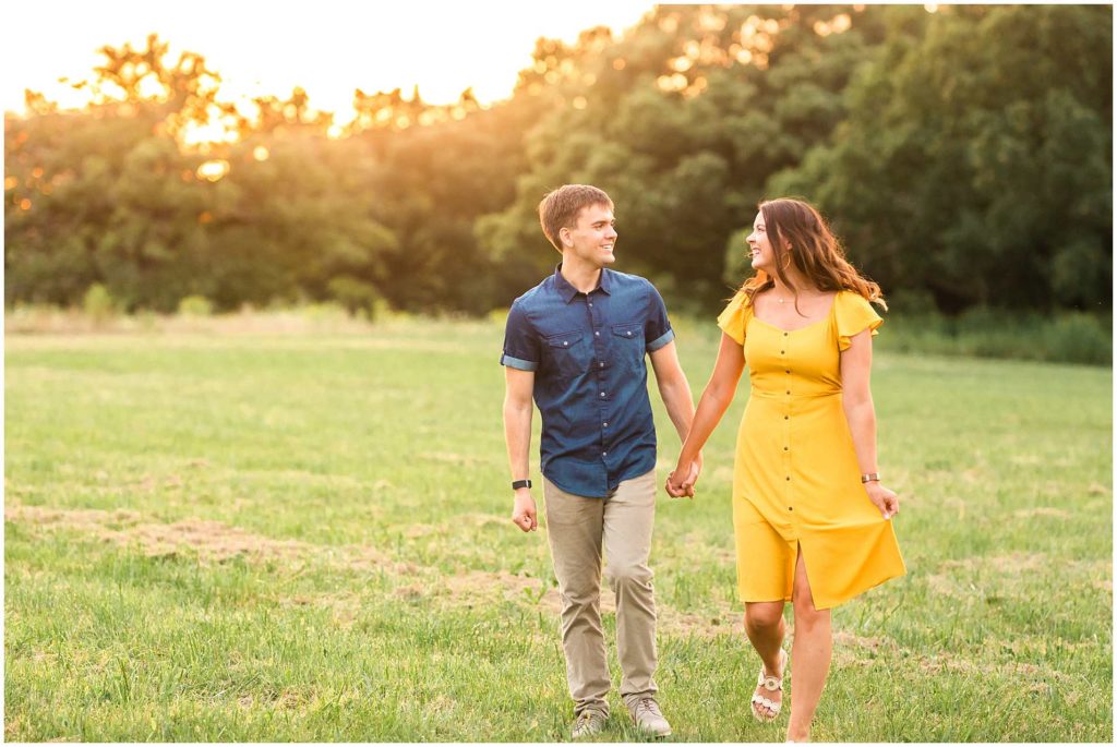 Summer Engagement Photos in Wheaton, Illinois-Wheaton Engagement Photographer