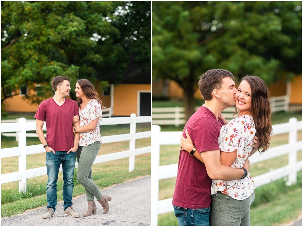 Summer Engagement Photos in Wheaton, Illinois-Wheaton Engagement Photographer