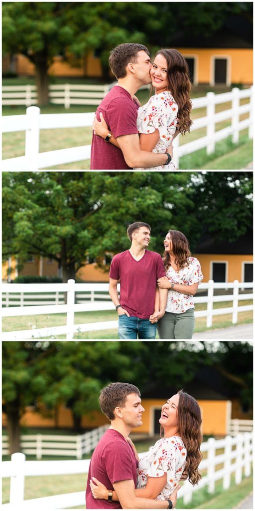 Summer Engagement Photos in Wheaton, Illinois-Wheaton Engagement Photographer