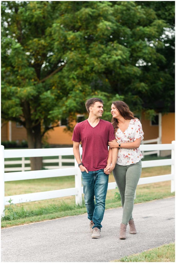 Summer Engagement Photos in Wheaton, Illinois-Wheaton Engagement Photographer