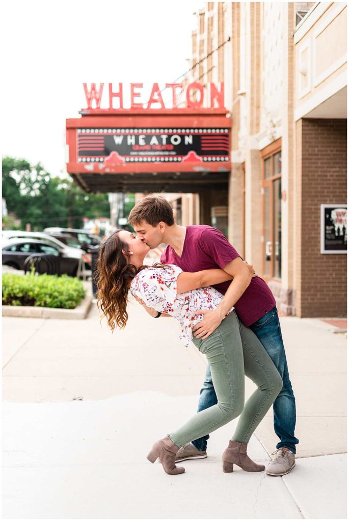 Summer Engagement Photos in Wheaton, Illinois-Wheaton Engagement Photographer