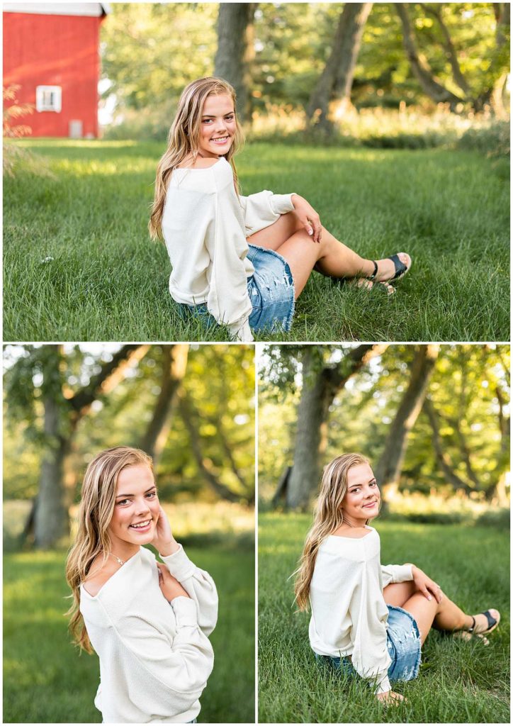 Sunset Senior Pictures in Kankakee Illinois