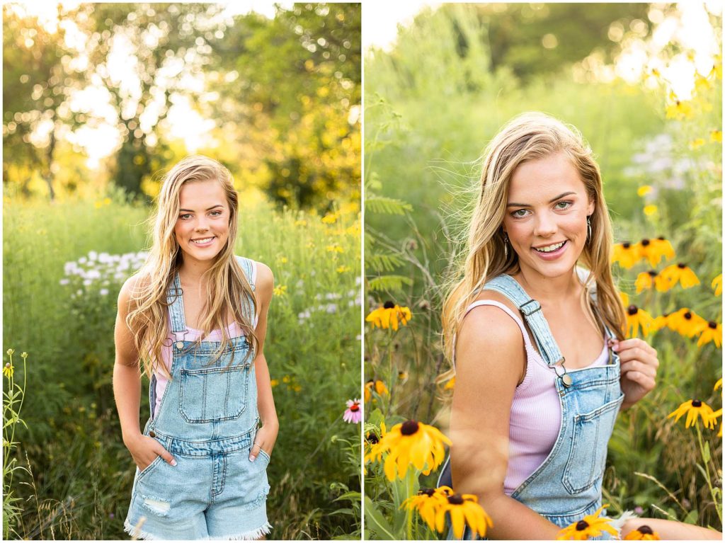 Sunset Senior Pictures in Kankakee Illinois