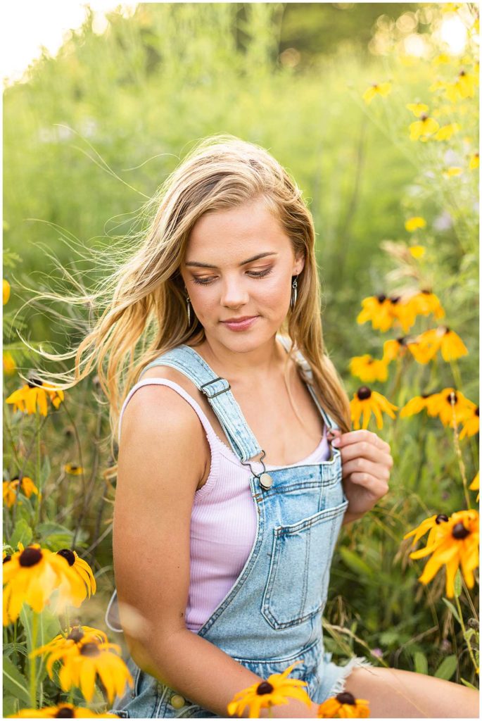 Sunset Senior Pictures in Kankakee Illinois