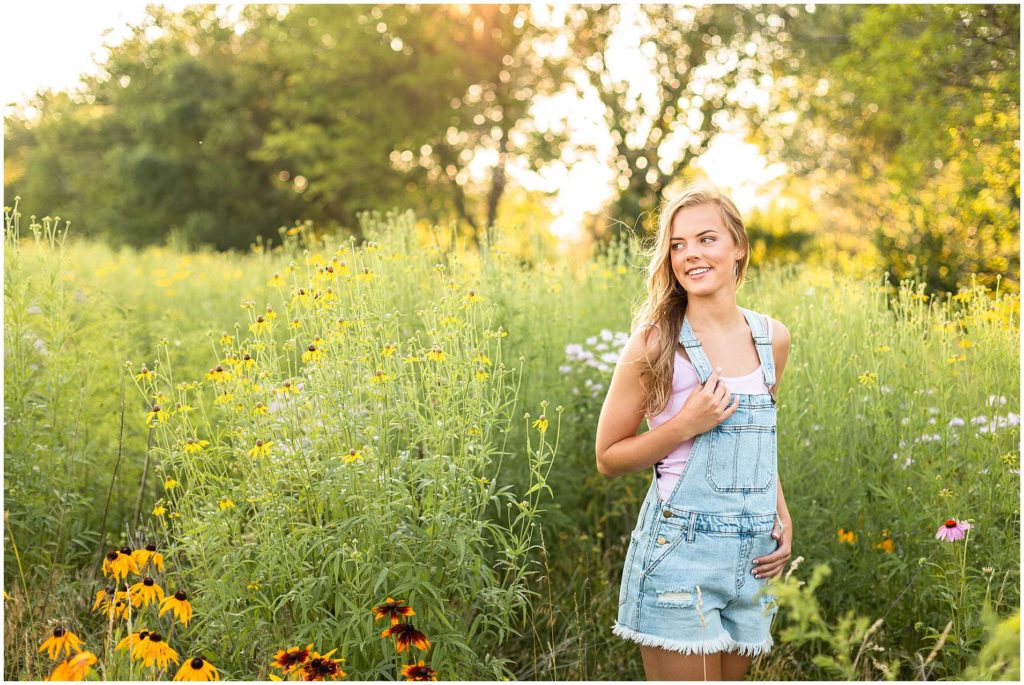 Sunset Senior Pictures in Kankakee Illinois