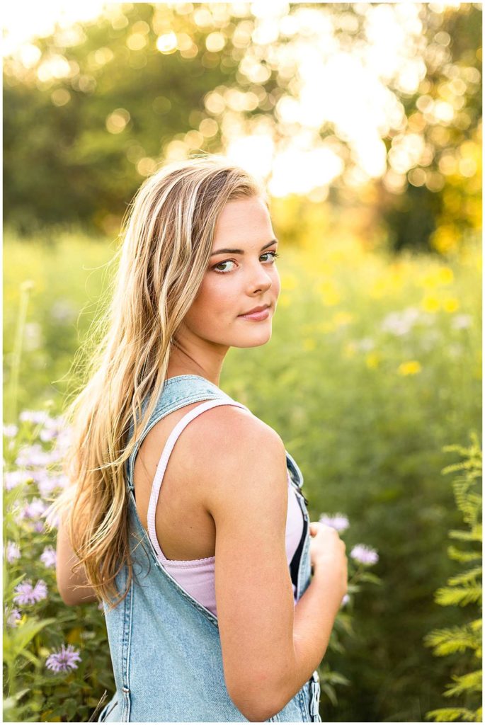 Sunset Senior Pictures in Kankakee Illinois