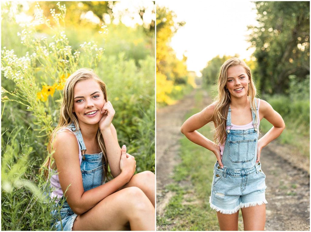 Sunset Senior Pictures in Kankakee Illinois
