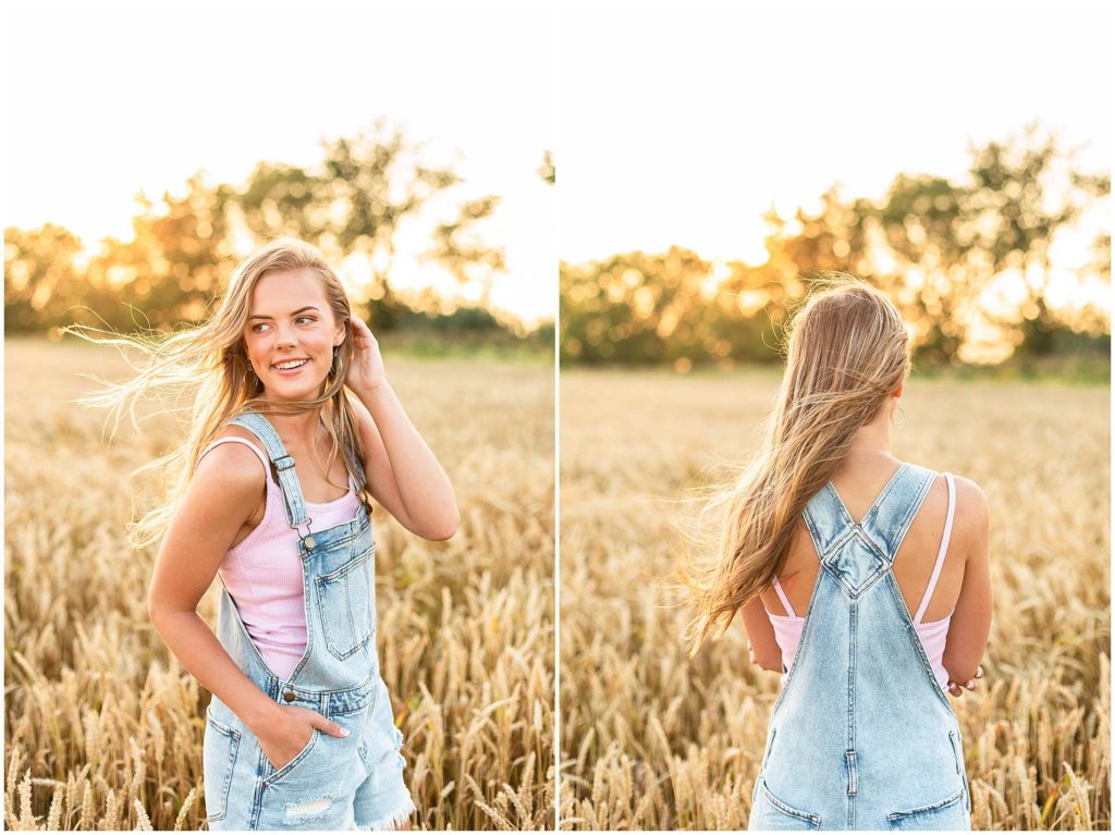 Sunset Senior Pictures in Kankakee Illinois