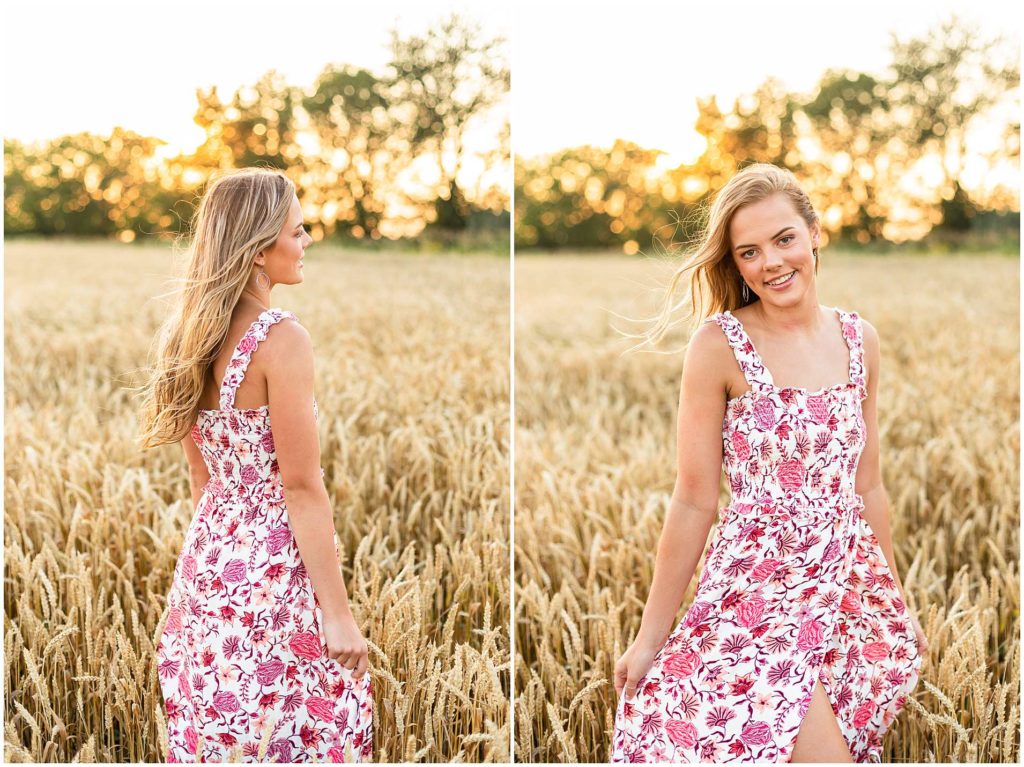 Sunset Senior Pictures in Kankakee Illinois