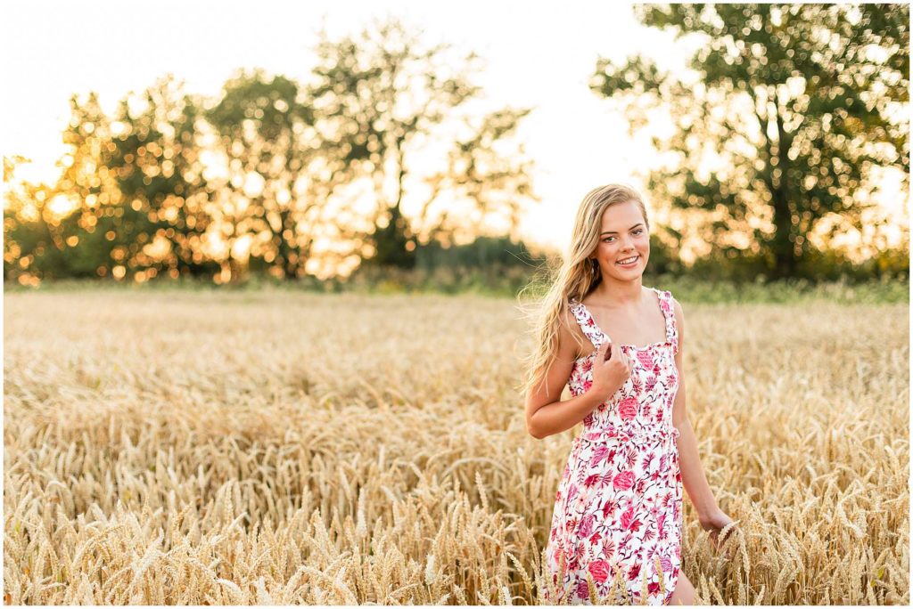 Sunset Senior Pictures in Kankakee Illinois