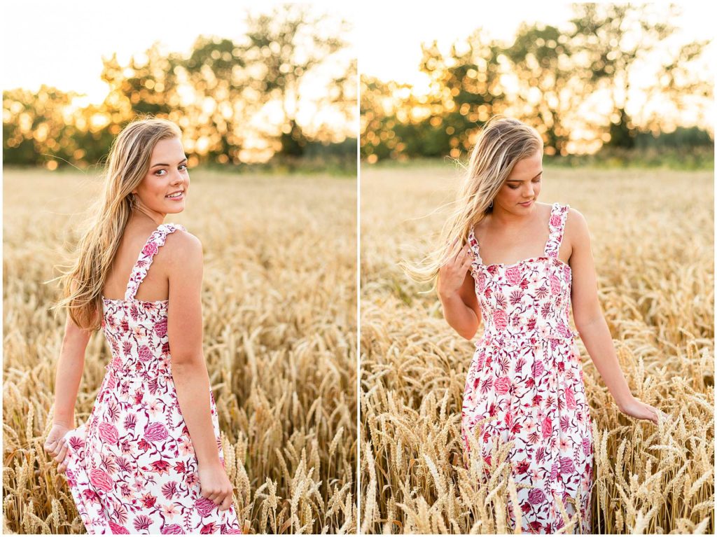 Sunset Senior Pictures in Kankakee Illinois