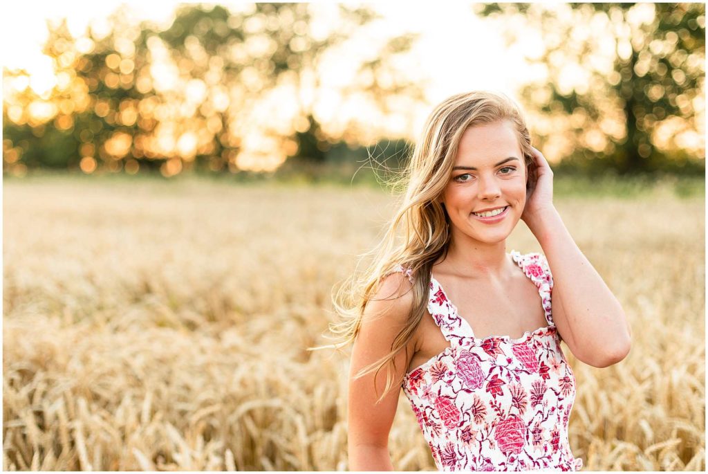 Sunset Senior Pictures in Kankakee Illinois
