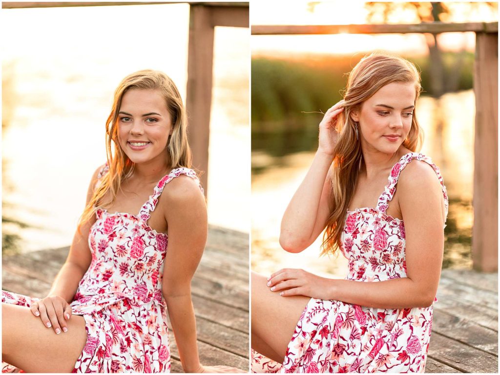 Sunset Senior Pictures in Kankakee Illinois