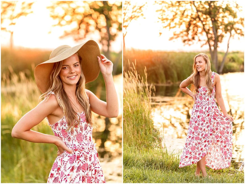 Sunset Senior Pictures in Kankakee Illinois