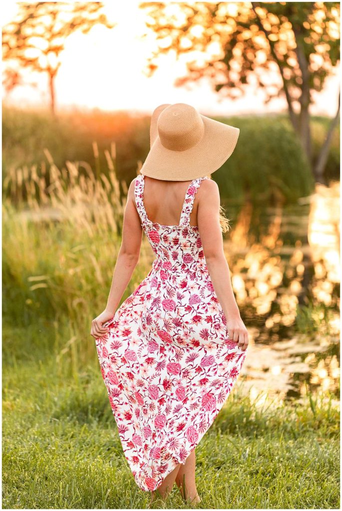 Sunset Senior Pictures in Kankakee Illinois