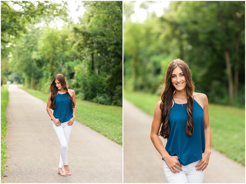 Summer Senior Photos on Trails