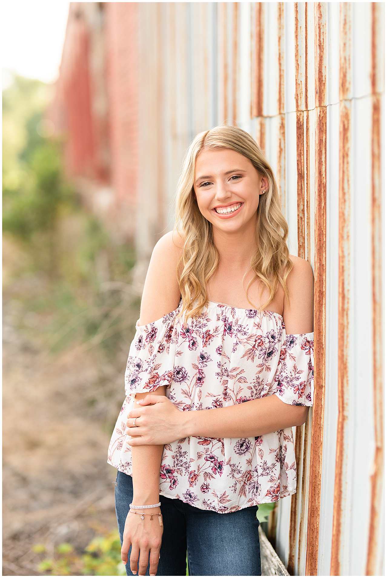 Summer Senior Photos in Downtown Kankakee and Bradley, Illinois