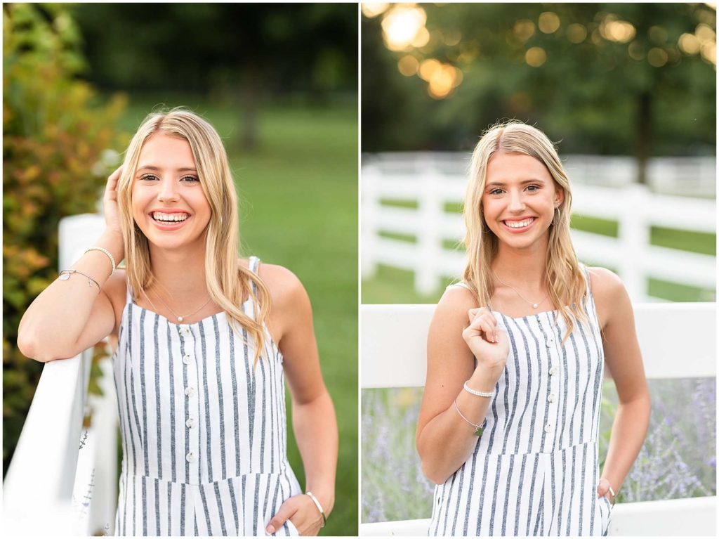 Summer Senior Photos in Downtown Kankakee and Bradley, Illinois
