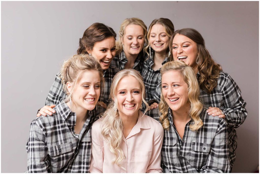 Winter Wedding photos at Perry Farm Park