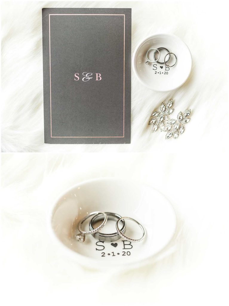 Winter Wedding photos at Perry Farm Park