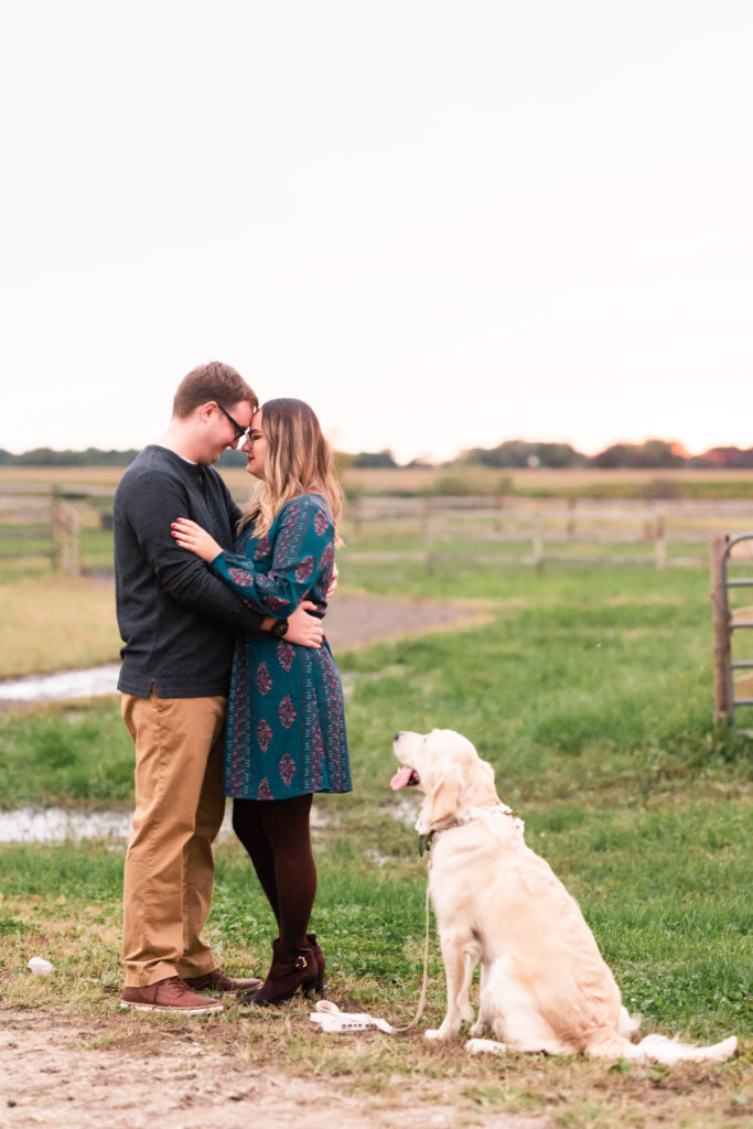 Dog Engagement Photos-Illinois Engagement Photographer