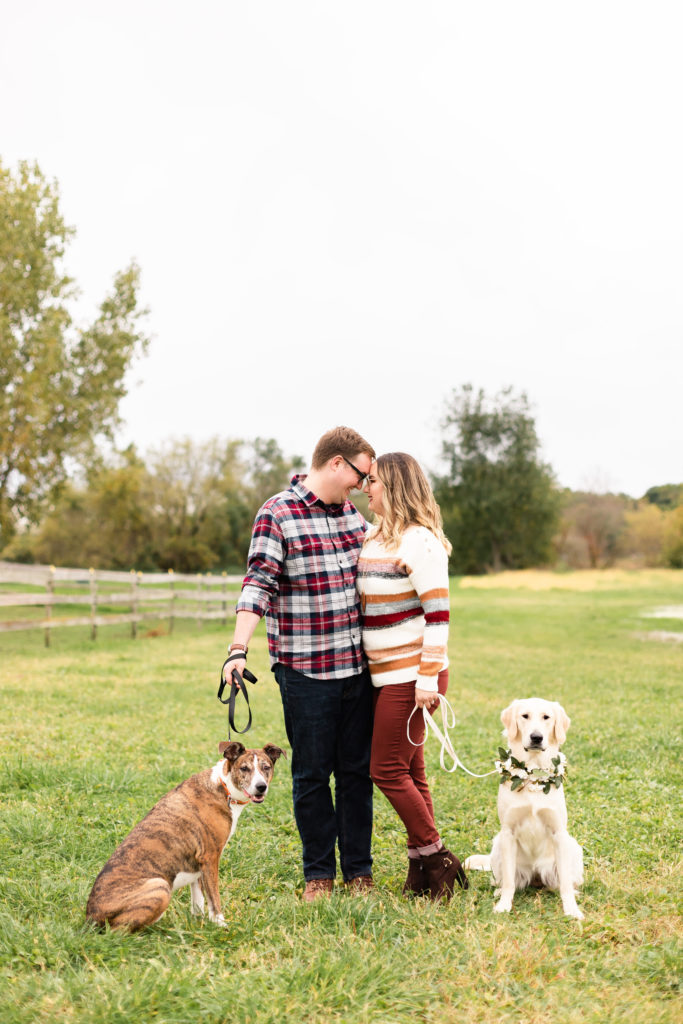 Dog Engagement Photos-Illinois Engagement Photographer