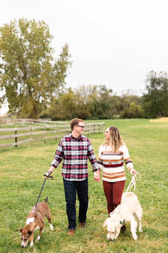 Dog Engagement Photos-Illinois Engagement Photographer