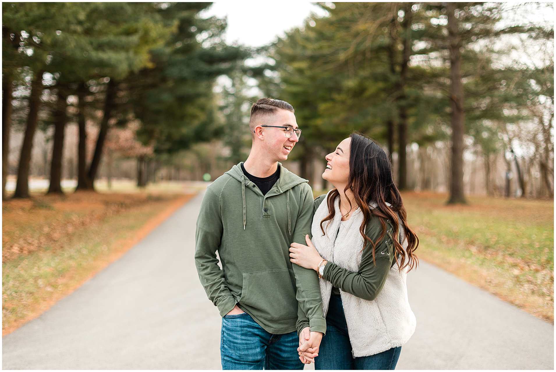 Kankakee Engagement Photos at Kankakee River State Park