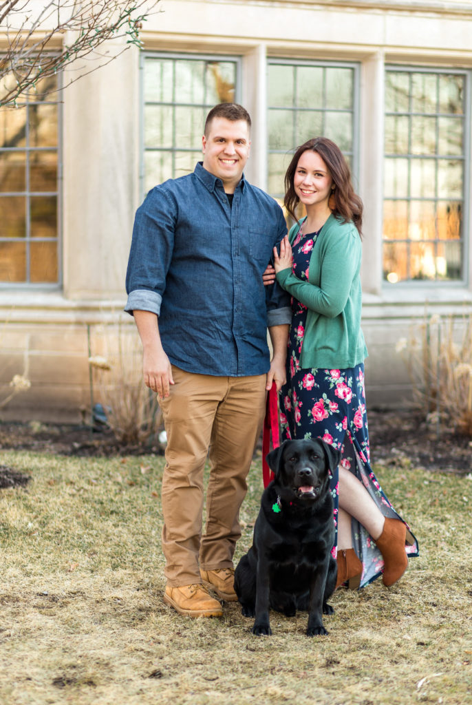 Dog Engagement Photos-Illinois Engagement Photographer