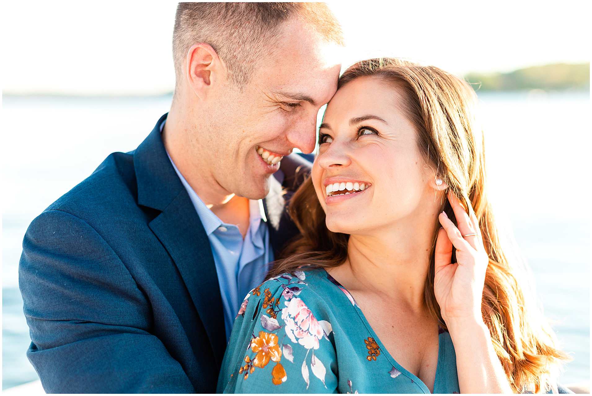 Lake Geneva Pier Engagement Photos