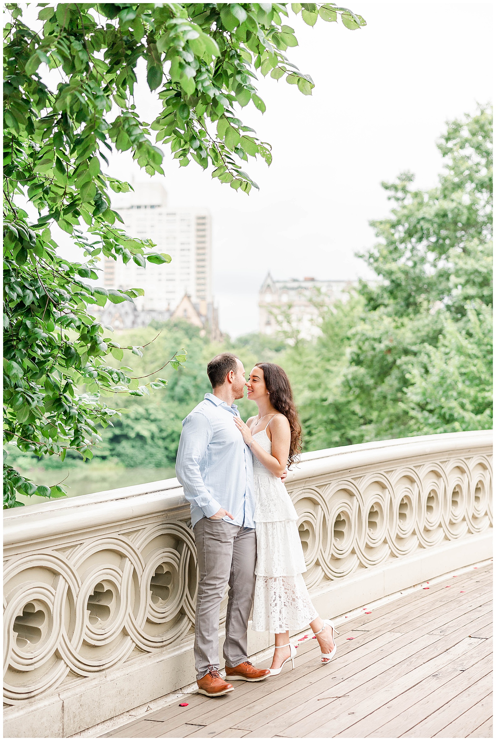 Bow Bridge NYC Engagement Photos